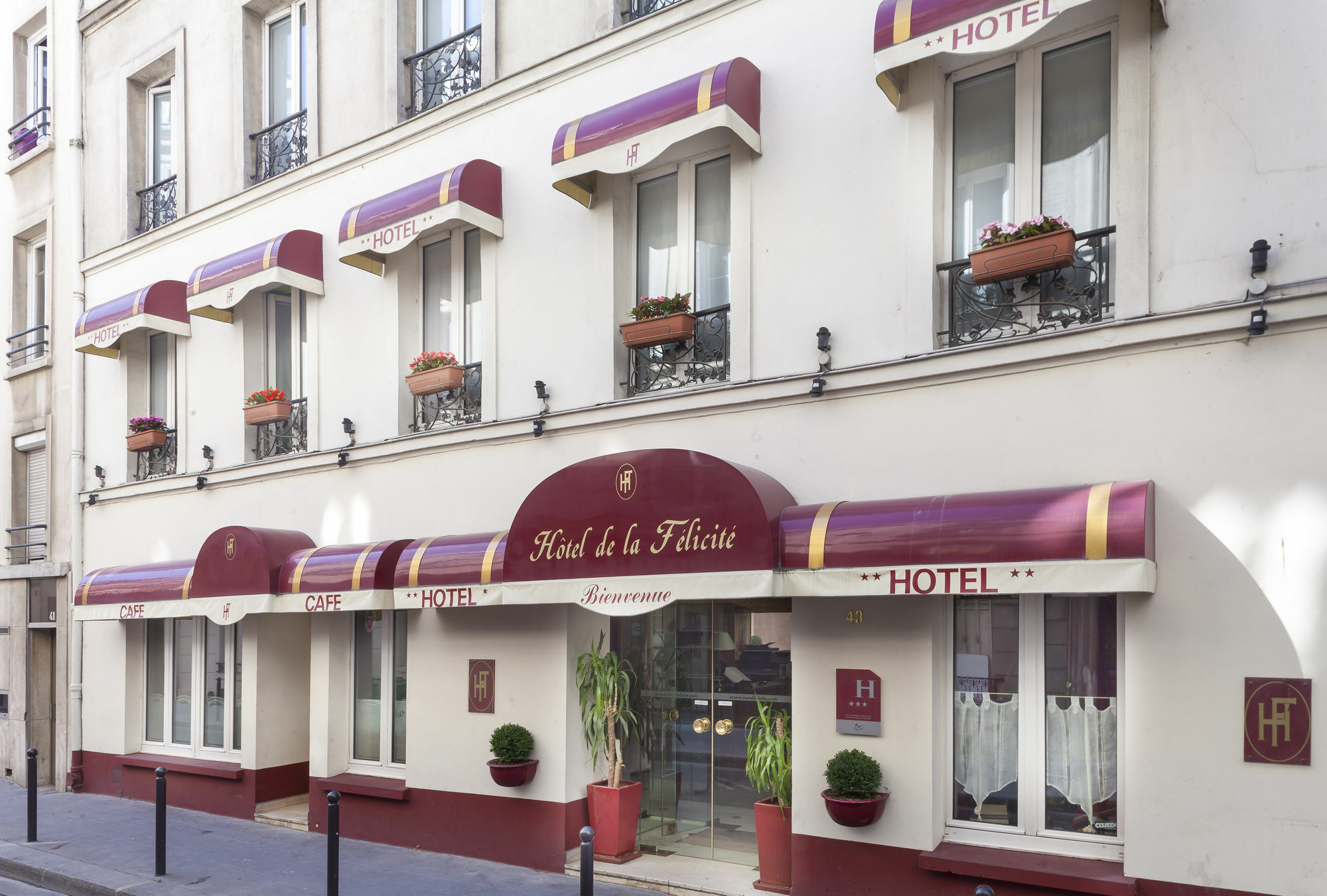 Hotel De La Felicite Paris Exteriör bild